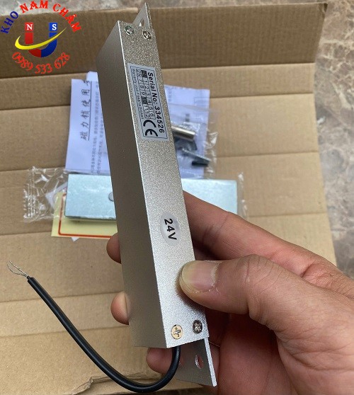 NAM CHÂM ĐIỆN 180KG – 24V LẮP ÂM | KHÓA CỬA AN TOÀN, BỀN BỈ