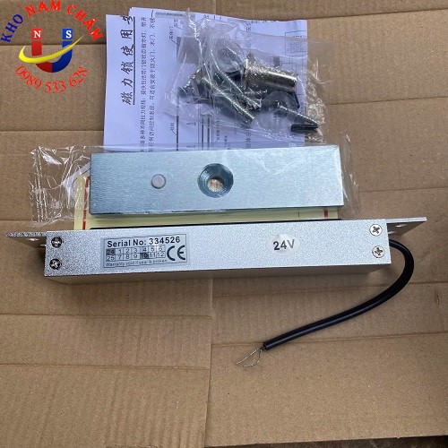 NAM CHÂM ĐIỆN 180KG – 24V LẮP ÂM | KHÓA CỬA AN TOÀN, BỀN BỈ