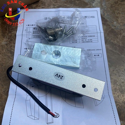 Nam châm điện 60kg-24v (Khóa điện từ 60kg)